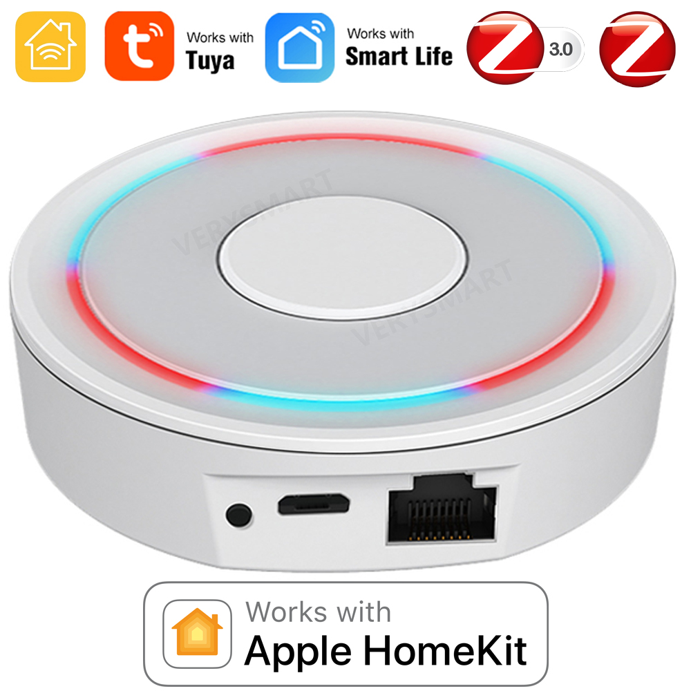Smart Home Kits - Homekkit ZigBee เกตเวย์ฮับสมาร์ทโฮมบริดจ์ ZigBee แอปการควบคุมระยะไกลทำงานร่วมกับ Apple