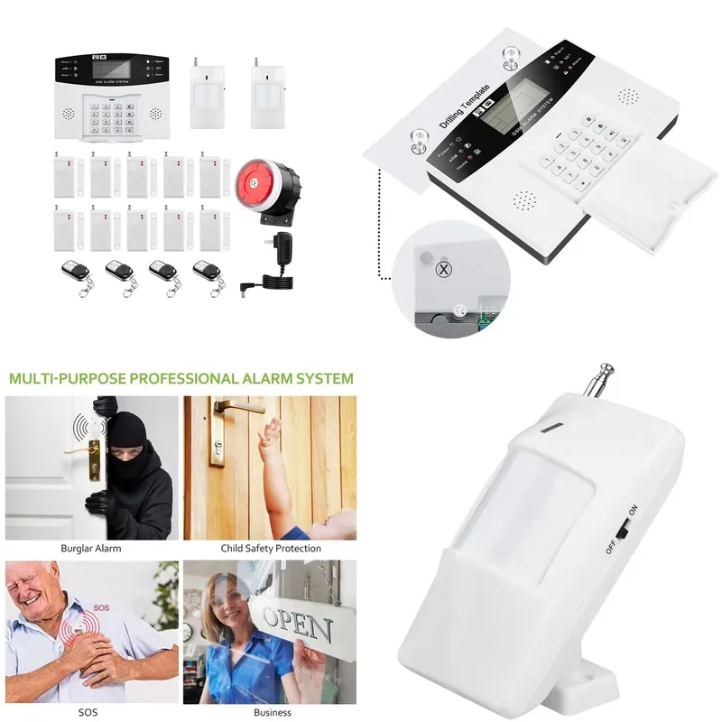 Smart Home Kits - ชุดสัญญาณกันขโมยบ้าน ระบบโทรอัตโนมัติ ไซเรน 120dB รีโมทคอนโทรล ระบบเตือนภัยบ้านอัจฉริยะ