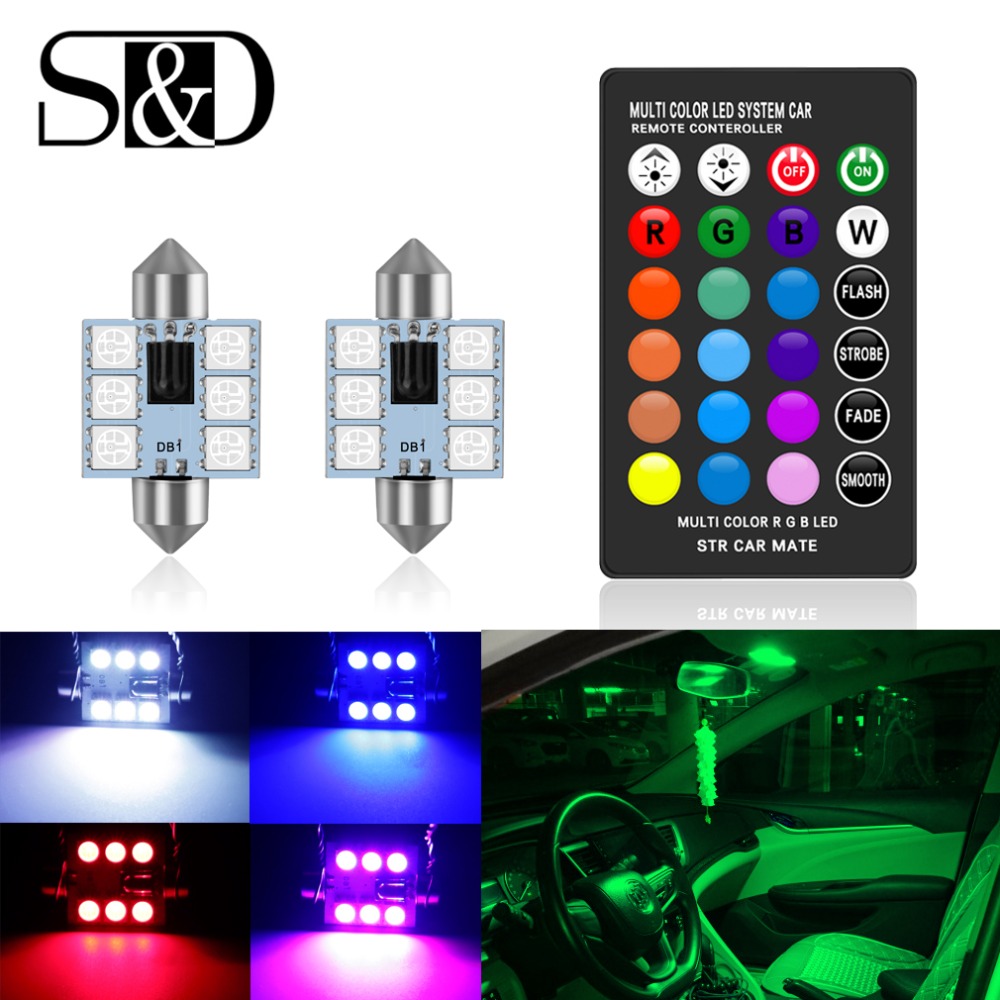 Voice Control Light Bulb - C5W LED 31 มม.36 มม.39 มม.41