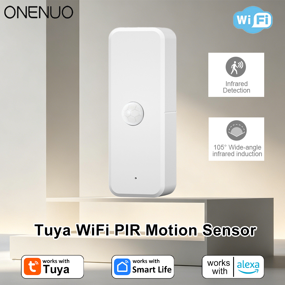 Smart Home Ikea - ใหม่ทูย่า ไวไฟ PIR เครื่องตรวจจับความเคลื่อนไหวเซ็นเซอร์อินฟราเรดตรวจจับร่างกายมนุษย์ ระบบเตือนภัยความปลอดภัยภายในบ้าน แอพสมาร์ทไลฟ์แจ้งเตือน