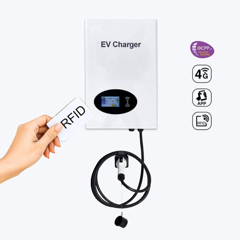 Smart Home User Interface - เครื่องชาร์จรถยนต์ไฟฟ้า CCS1 20kW DC พร้อมหน้าจอสัมผัส ใช้งานง่าย