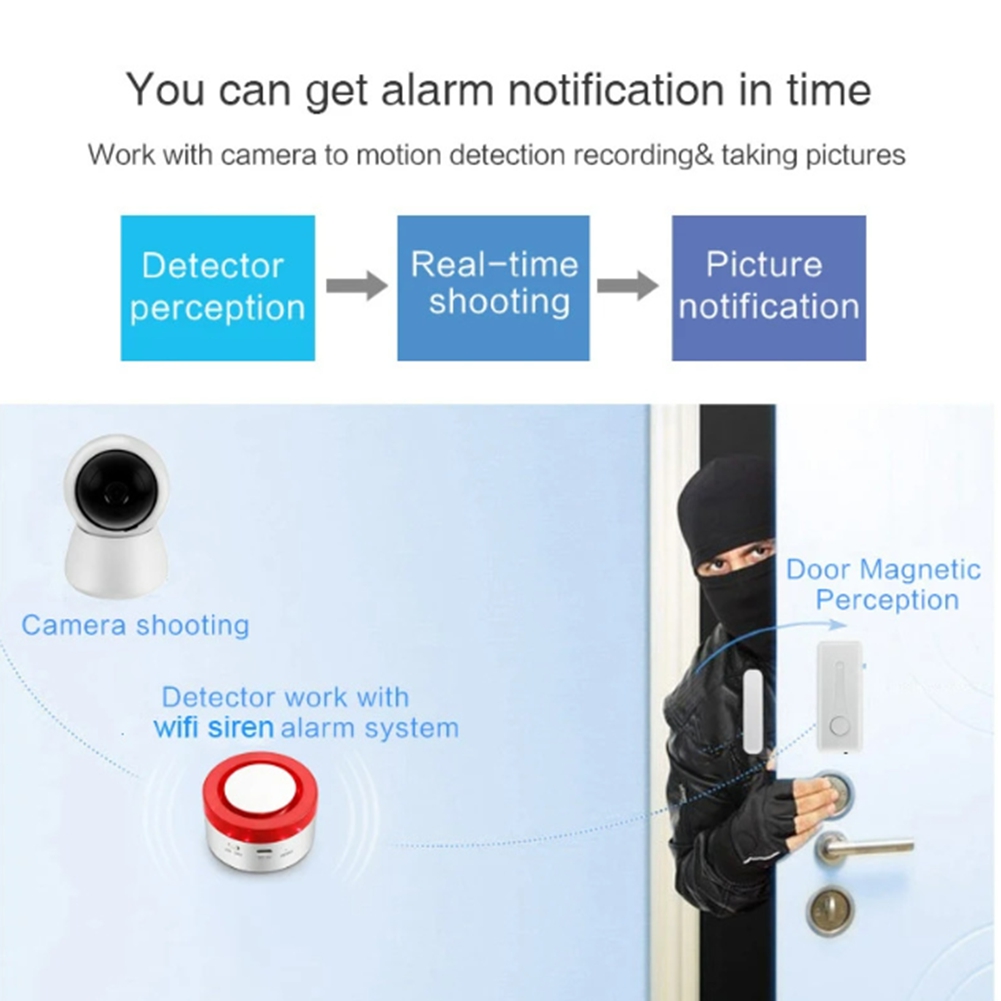 Smart Home Kits - AA60-Tuya Smart Motion การตรวจจับประตูหน้าต่าง Home Security