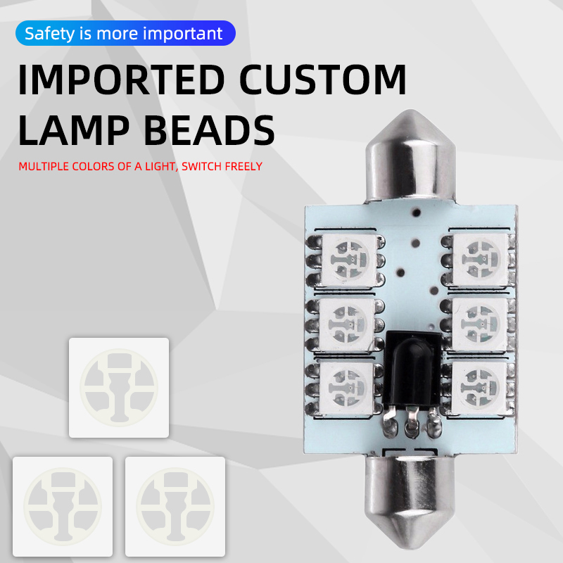 หลอดไฟ LED C5W Festoon สำหรับห - Voice Control Light Bulb บทวิจารณ์และราคา