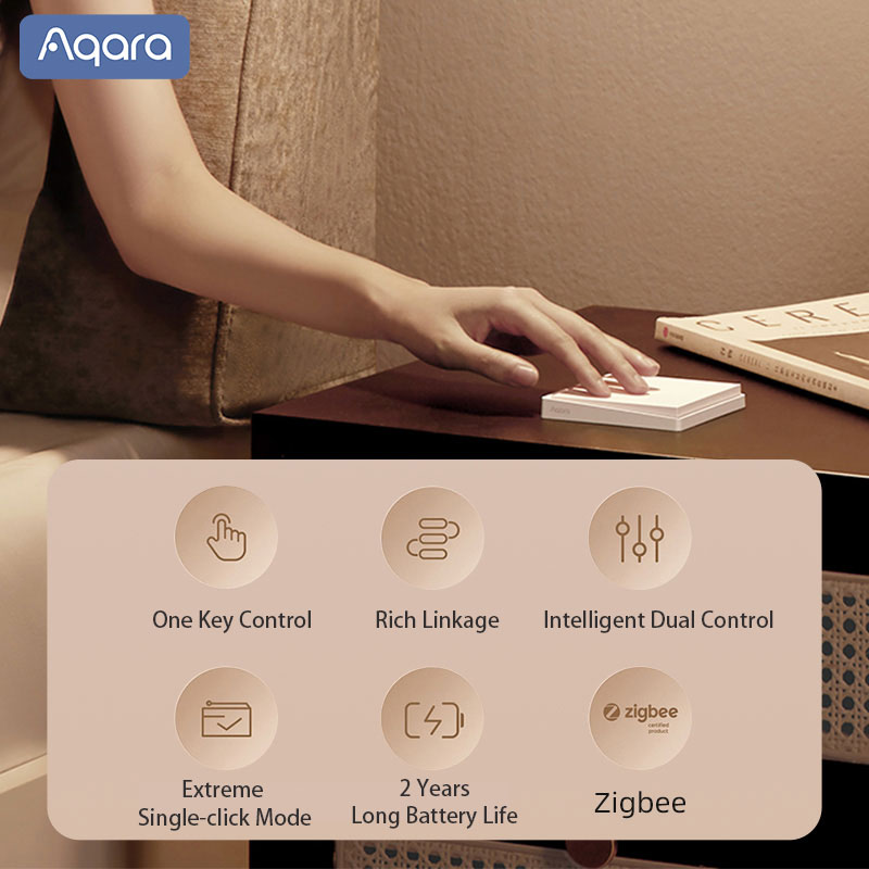 สวิตช์ไฟติดผนังอัจฉริยะ aqara  - Smart Home Yeelight บทวิจารณ์และราคา