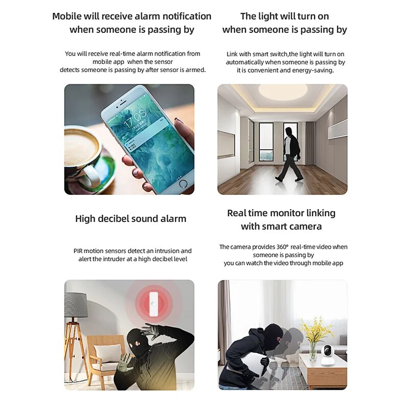 Tuya WiFi Zigbee PIR Motion Se - Smart Home Ikea บทวิจารณ์และราคา