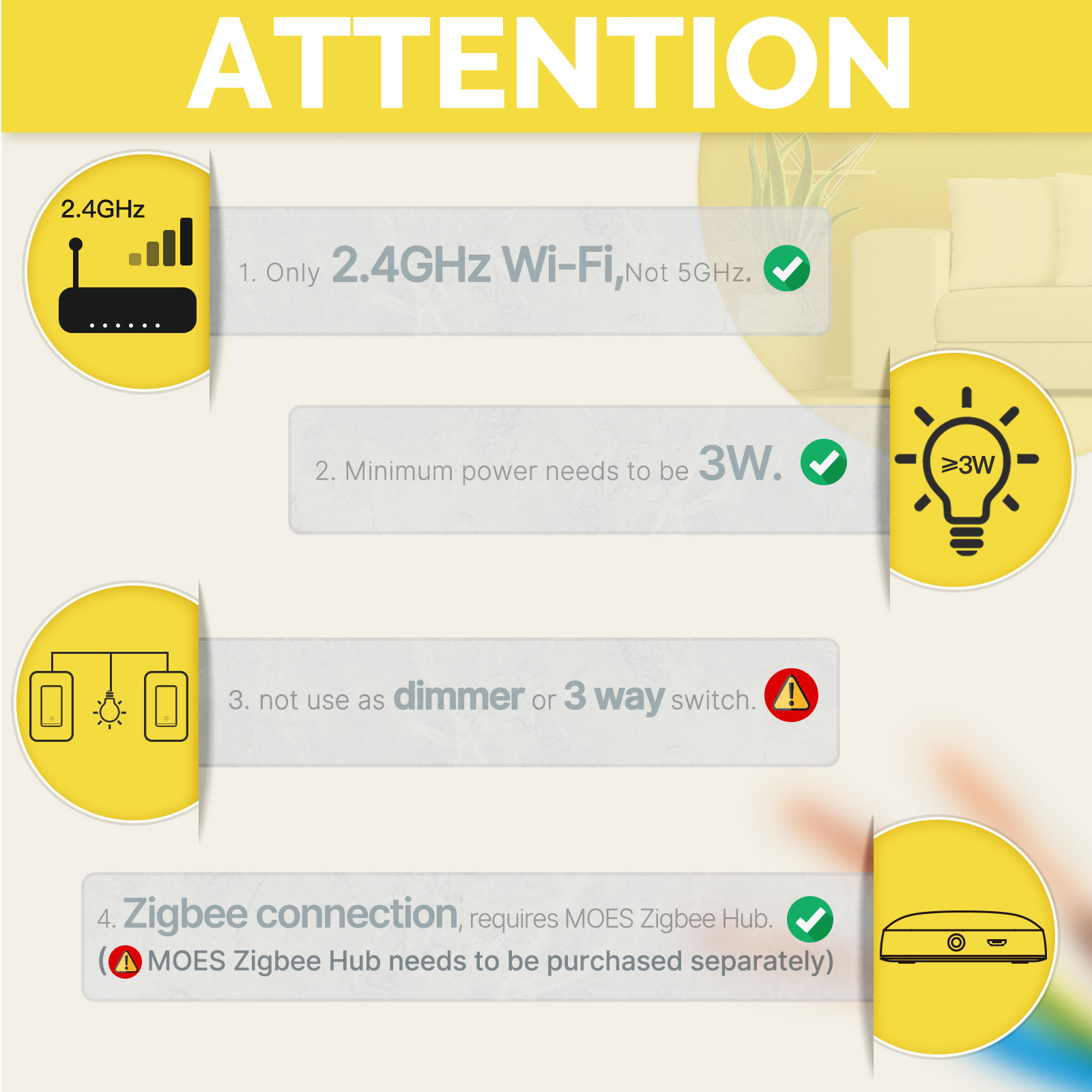 สวิตช์ไฟอัจฉริยะ Zigbee มาตรฐา - Smart Home Ikea บทวิจารณ์และราคา