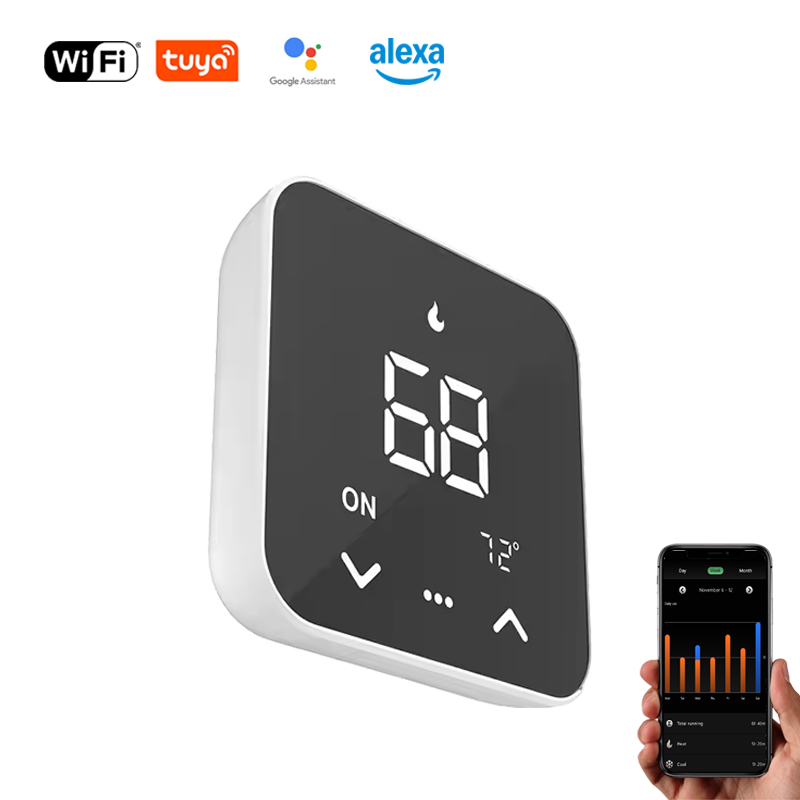 เทอร์โมสตัทอัจฉริยะ Tuya WiFi  - Smart Home Room บทวิจารณ์และราคา