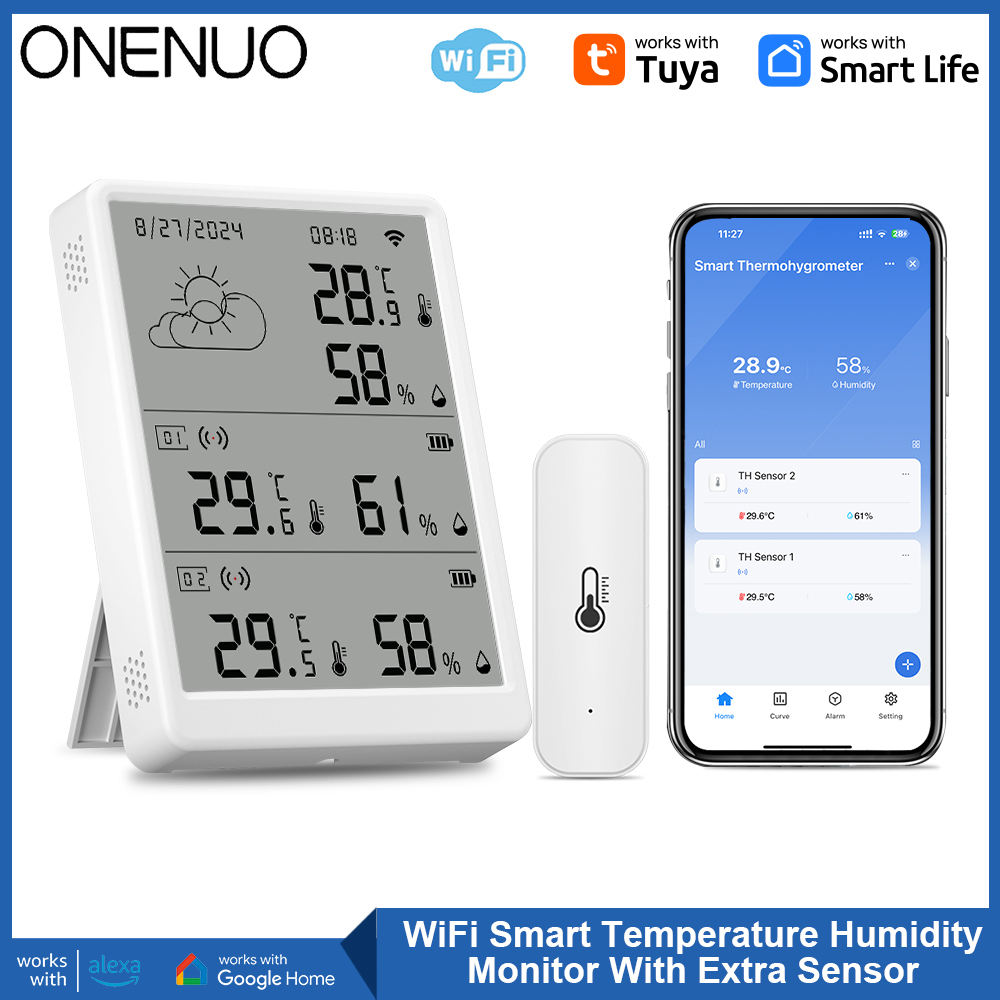 Tuya WiFi Weather Station เซ็น - Smart Home Kits บทวิจารณ์และราคา