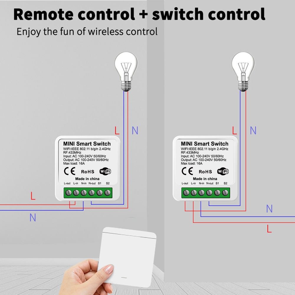 สวิตช์ไฟอัจฉริยะ Tuya WiFi สมา - Smart Home Ikea บทวิจารณ์และราคา