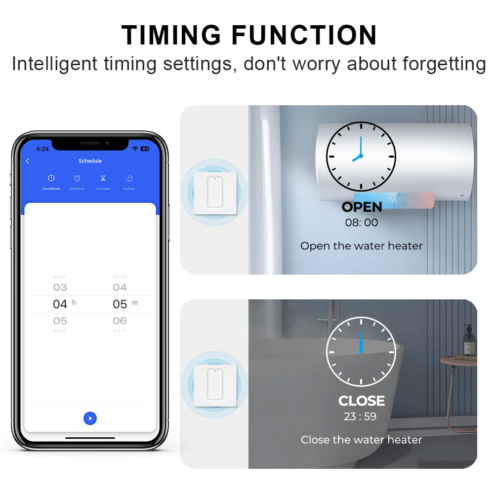 สวิตช์เครื่องทำน้ำอุ่นอัจฉริยะ - Smart Home Ikea บทวิจารณ์และราคา