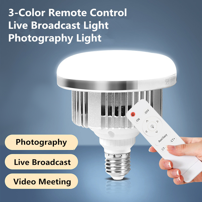 85W LED ถ่ายภาพหลอดไฟ E27 ฐานโ - Voice Control Light Bulb บทวิจารณ์และราคา