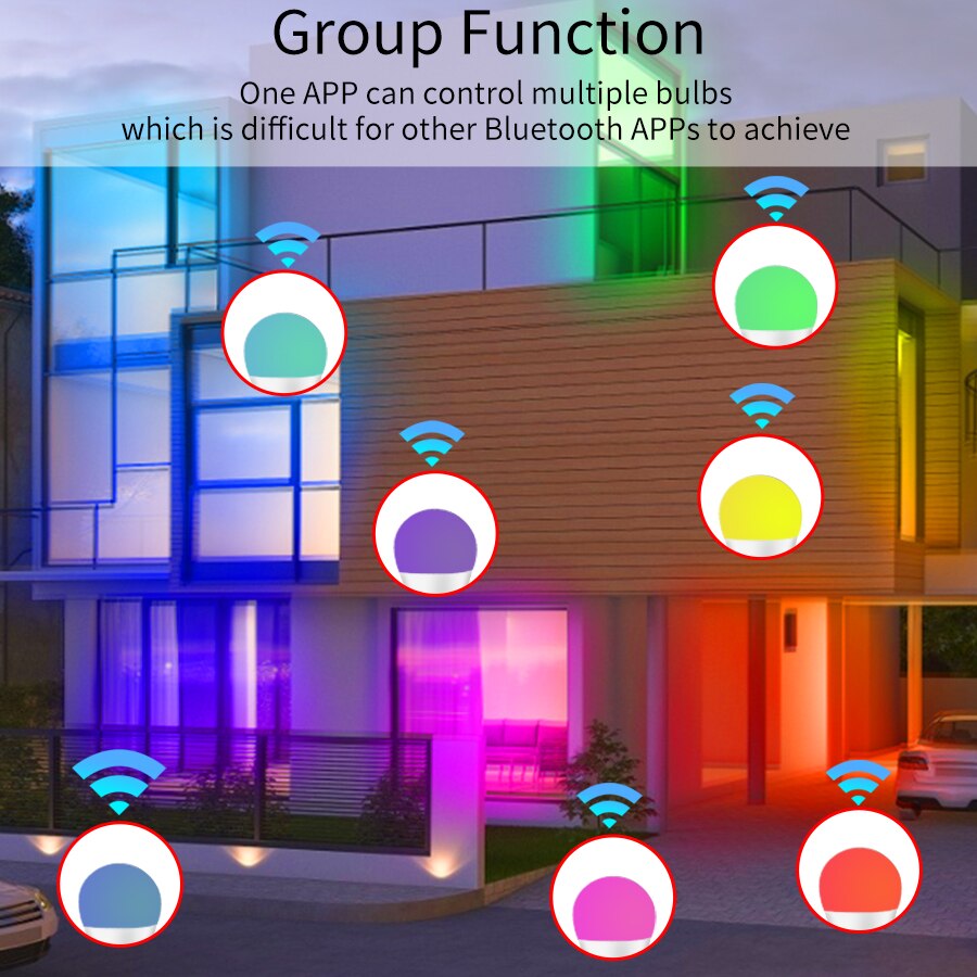 หลอดไฟ LED อัจฉริยะ E27 WiFi R - Voice Control Light Bulb บทวิจารณ์และราคา