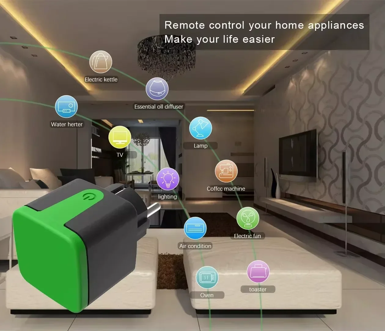 ปลั๊กไฟอัจฉริยะ Tuya EU 16A Wi - Smart Home Ikea บทวิจารณ์และราคา