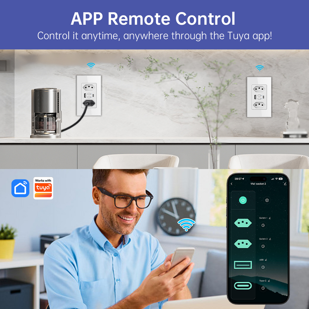 MANHOT ปลั๊กไฟอัจฉริยะ Wifi สำ - Smart Home Ikea บทวิจารณ์และราคา