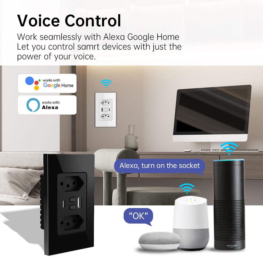 MANHOT ปลั๊กไฟอัจฉริยะ Wifi สำ - Smart Home Ikea บทวิจารณ์และราคา