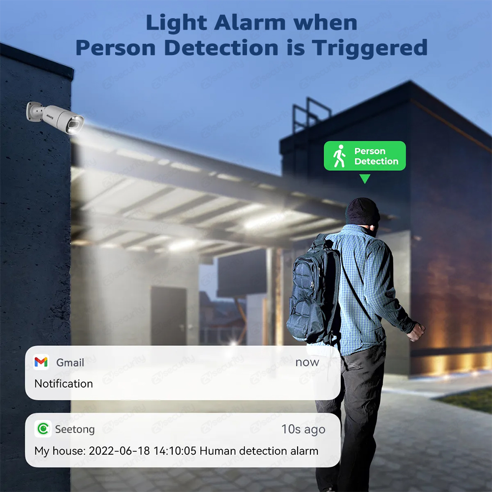 ระบบกล้องวงจรปิด 4K PoE 4CH Po - Smart Home Kits บทวิจารณ์และราคา