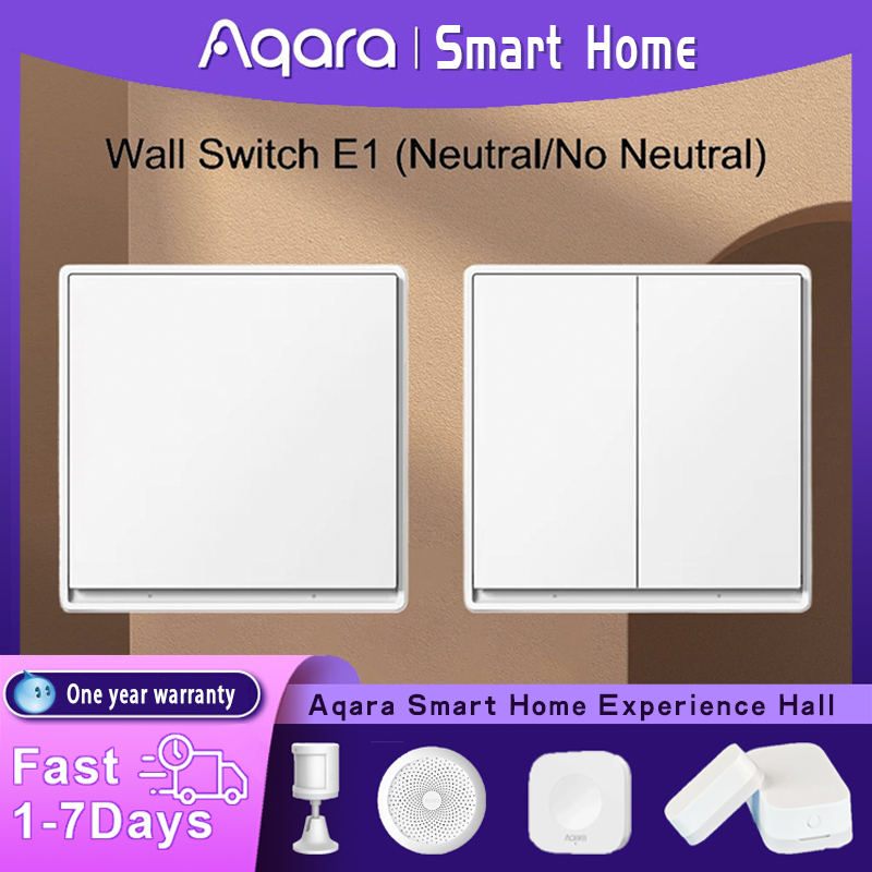 Original Aqaraสวิทช์ผนังE1 รุ่ - Smart Home Yeelight บทวิจารณ์และราคา