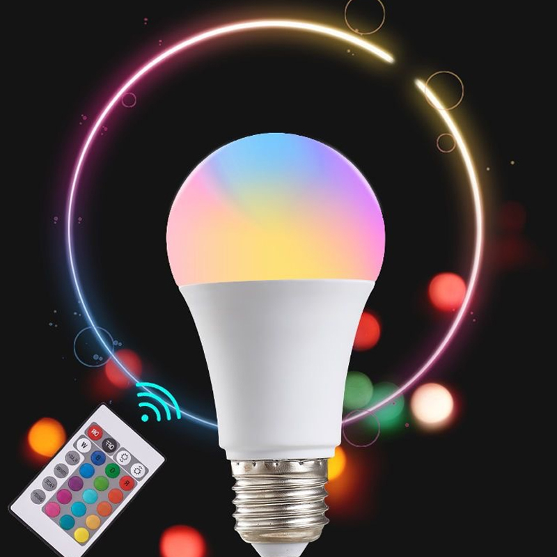 หลอดไฟ LED RGB 16 สี หลอดไฟหลา - Voice Control Light Bulb บทวิจารณ์และราคา