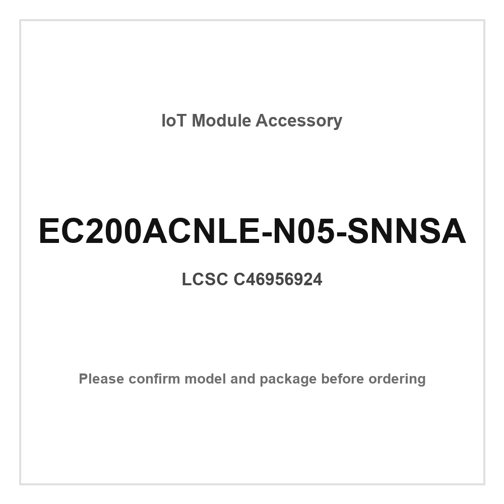 1 ชิ้น EC200ACNLE-N05-SNNSA I2 - Smart Home Iot บทวิจารณ์และราคา