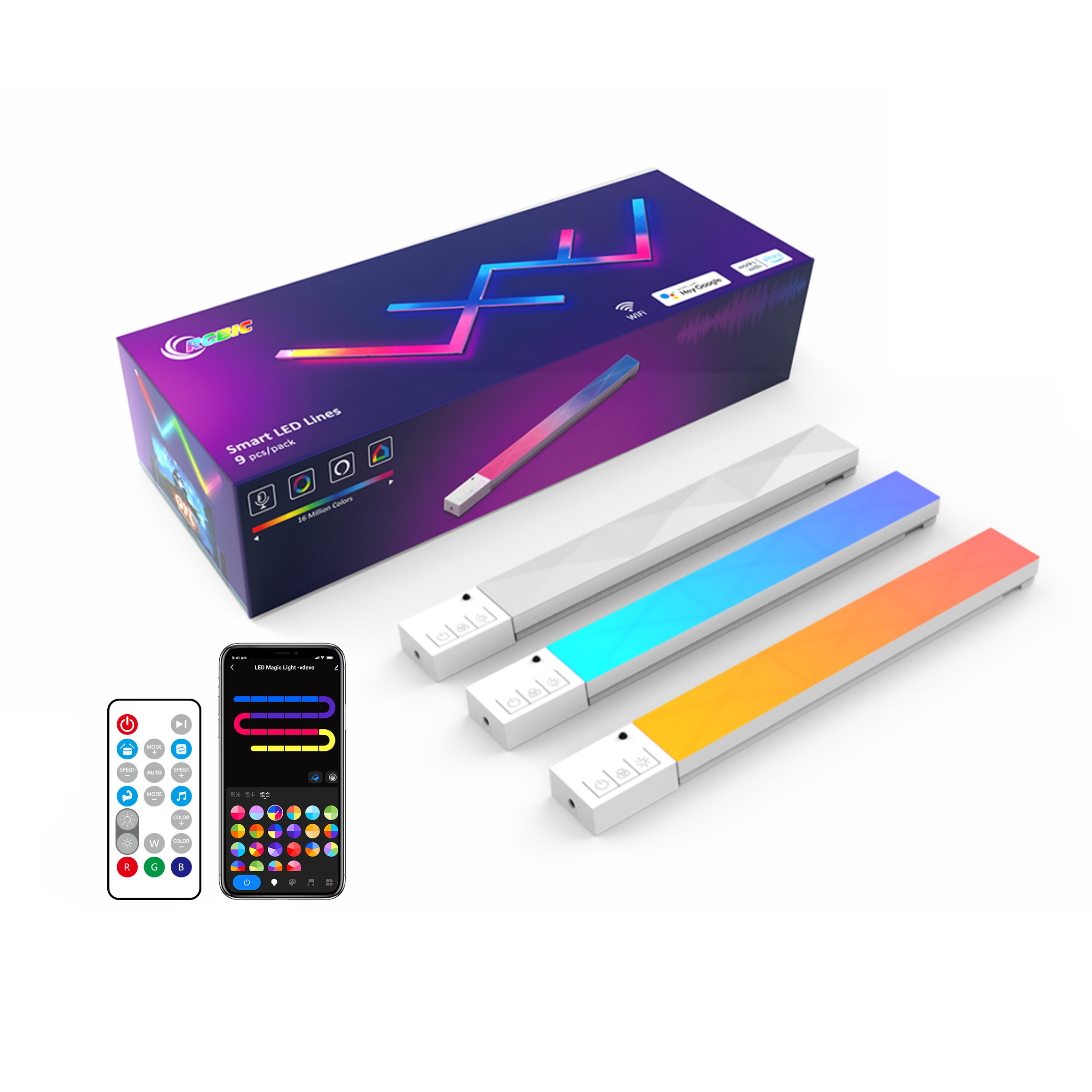ไฟ LED แถบสี RGB สำหรับตกแต่งห - Smart Home Room บทวิจารณ์และราคา