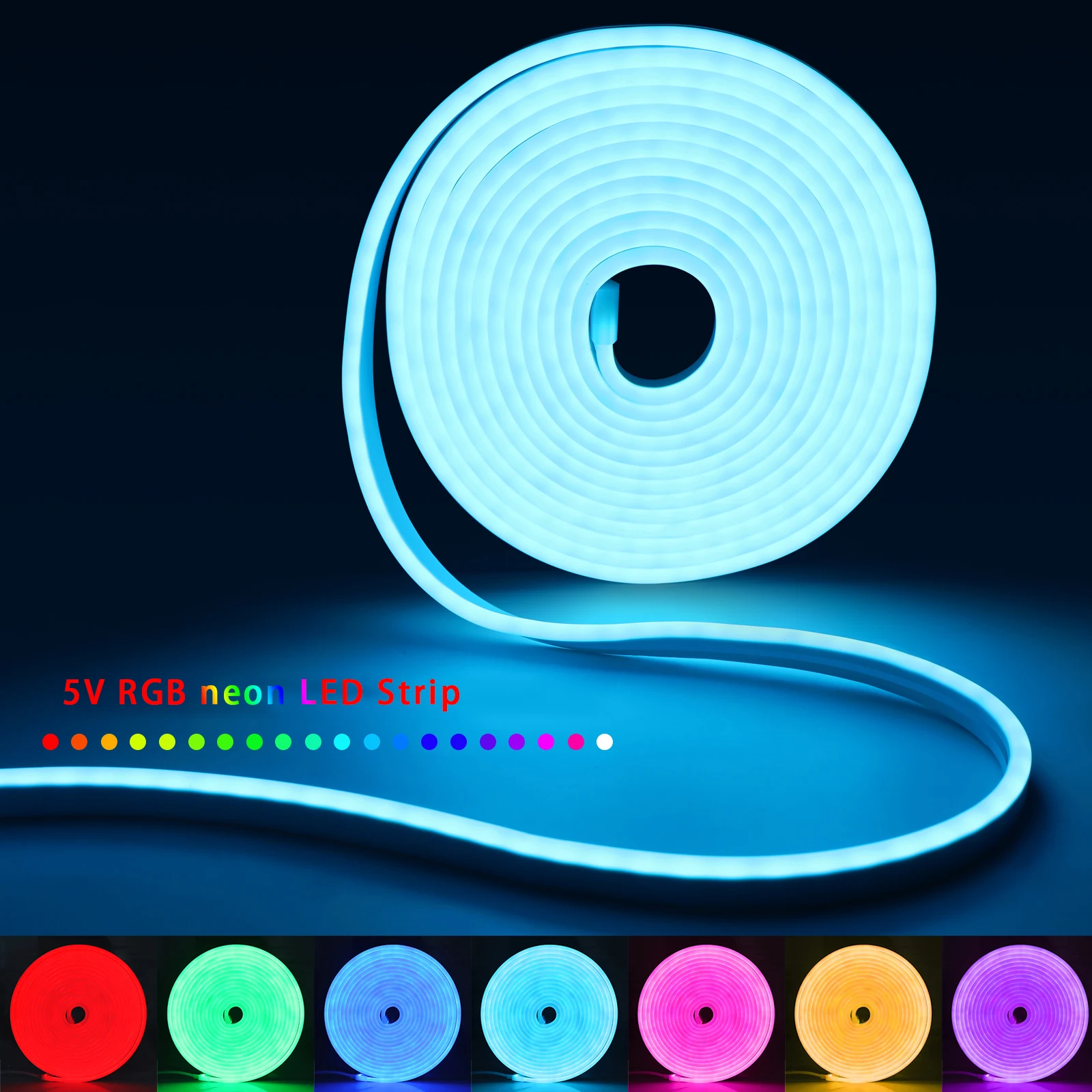ไฟนีออน LED RGB ขนาด 1-5 เมตร  - Smart Home Room บทวิจารณ์และราคา